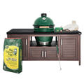 Big Green Egg Large Big Green Egg in 69-inch Modern Farmhouse Table Package