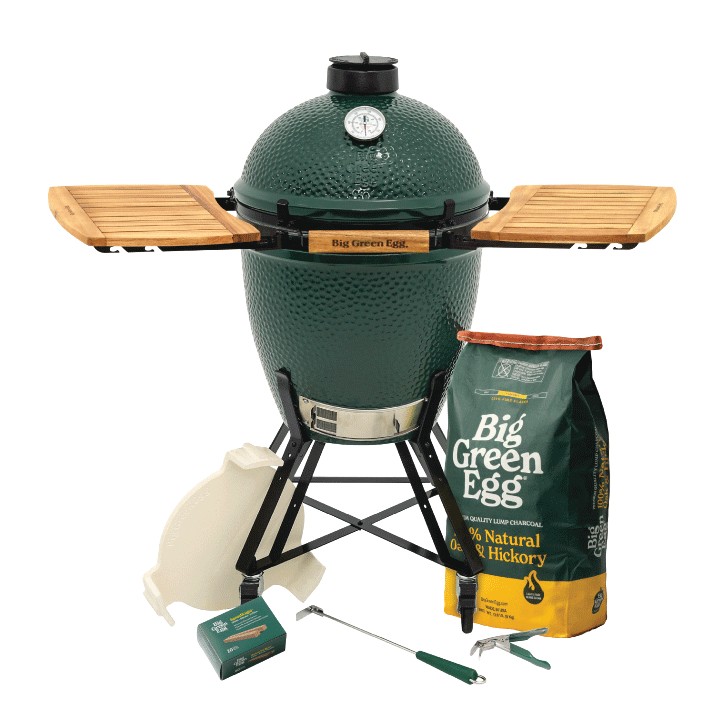 Big Green Egg Large Big Green Egg in a Nest with Acacia Mates Package