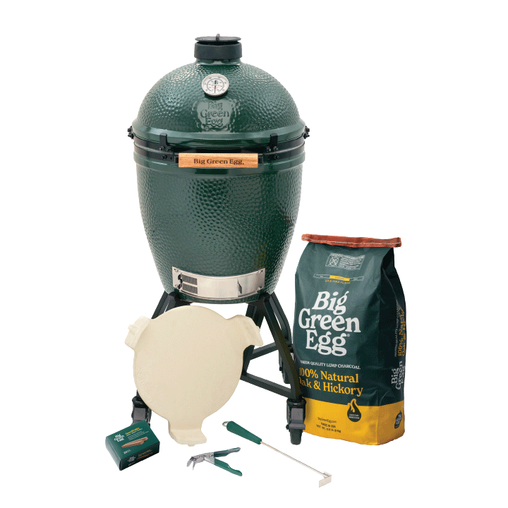Big Green Egg Large Big Green Egg in an intEGGrated Nest+Handler Package