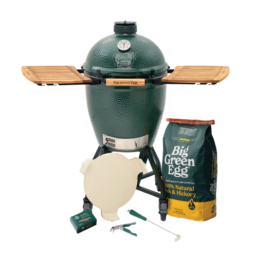 Big Green Egg Large Big Green Egg in an intEGGrated Nest+Handler with Mates Package