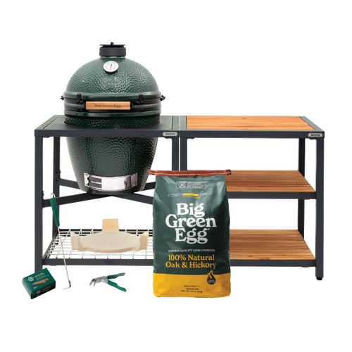 Big Green Egg Large Big Green Egg in Modular Nest with Expansion and 3 Acacia Inserts Package