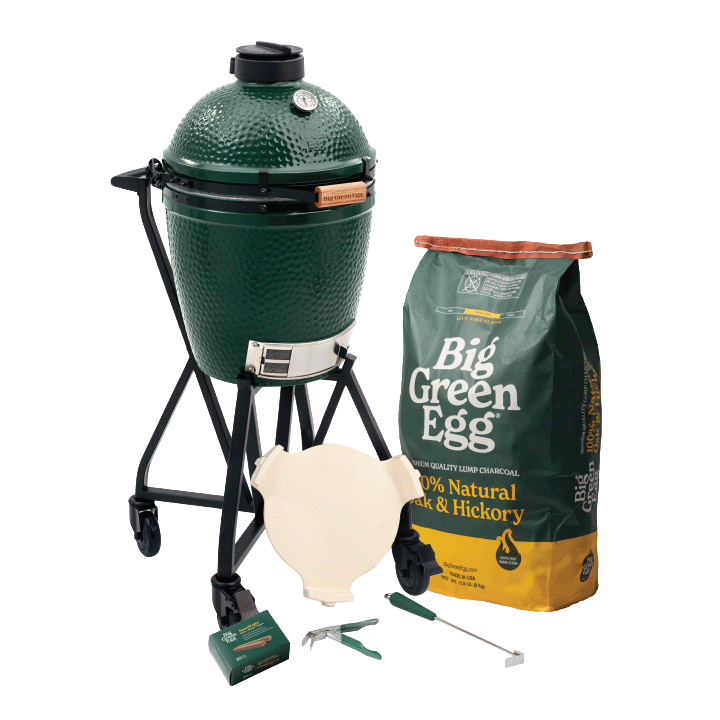 Big Green Egg Medium Big Green Egg in an intEGGrated Nest+Handler Package