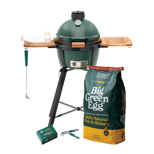 Big Green Egg MiniMax Big Green Egg with Nest and Acacia Mates Package
