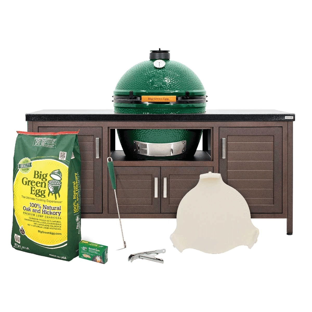 Big Green Egg XL Big Green Egg in 69-inch Modern Farmhouse Table Package