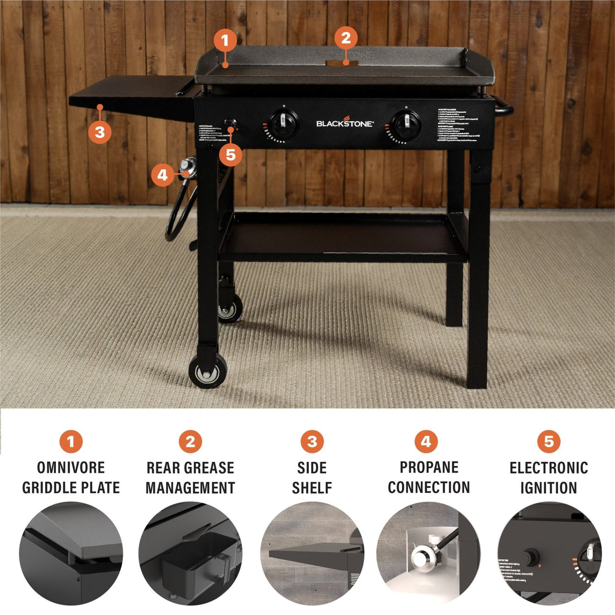 Blackstone 28" GRIDDLE COOKING STATION product view 1