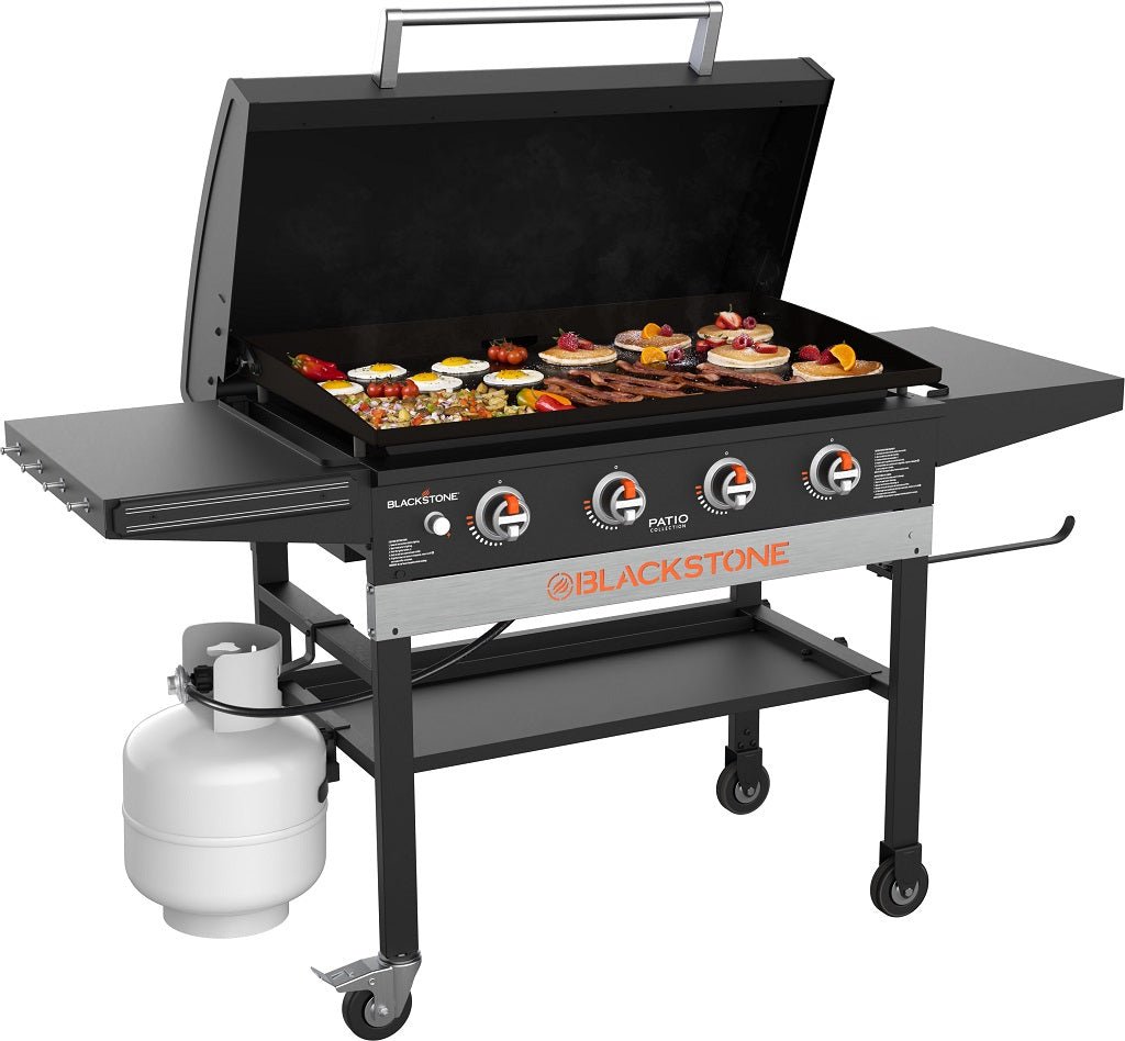 Blackstone Patio 36in Cart Griddle W/Hood-Black