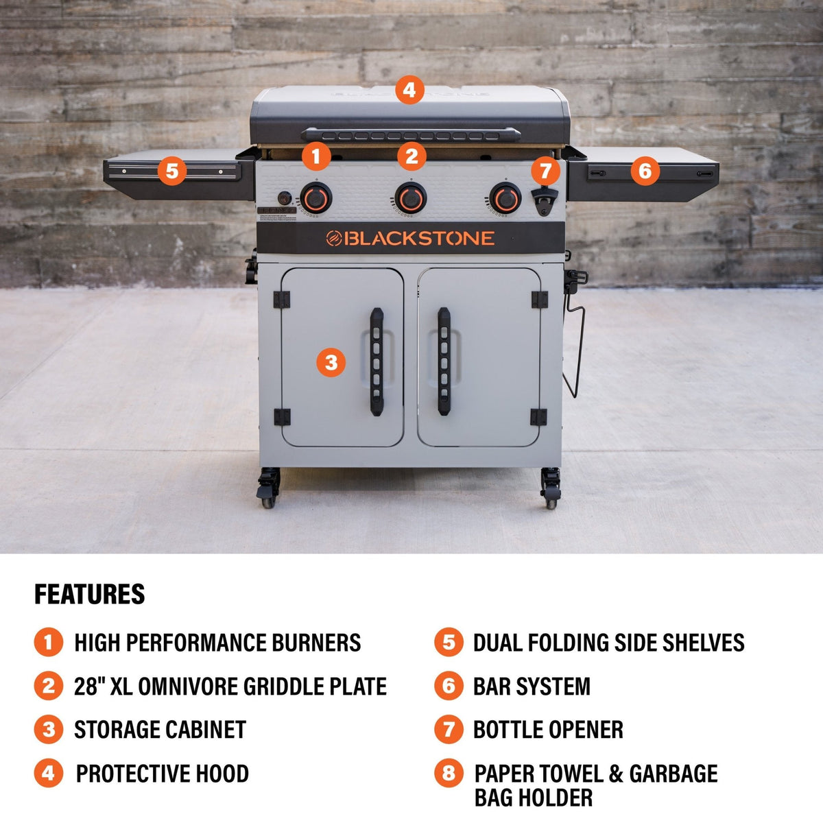Blackstone 28" XL Griddle with Cabinet product view 3
