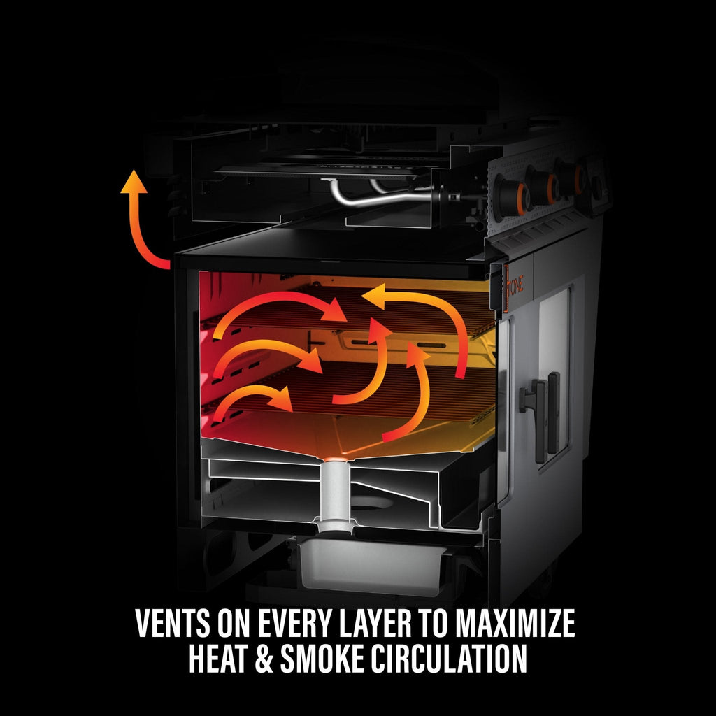 Blackstone Bronco 36” Griddle Vertical Pellet Smoker Combo product view 3