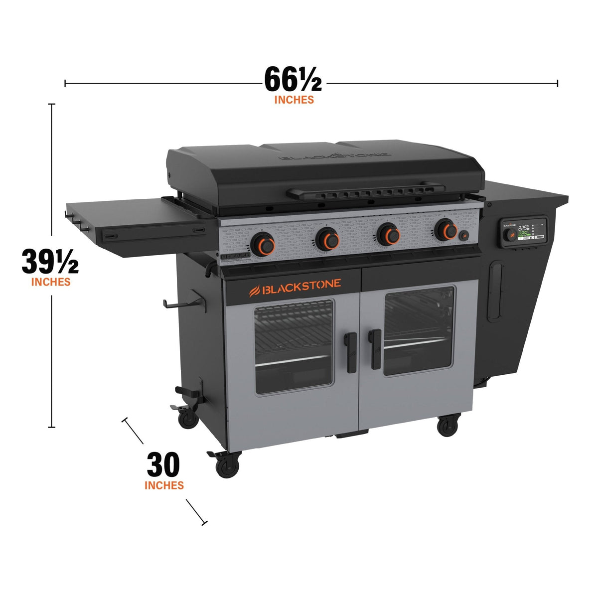Blackstone Bronco 36” Griddle Vertical Pellet Smoker Combo product view 11