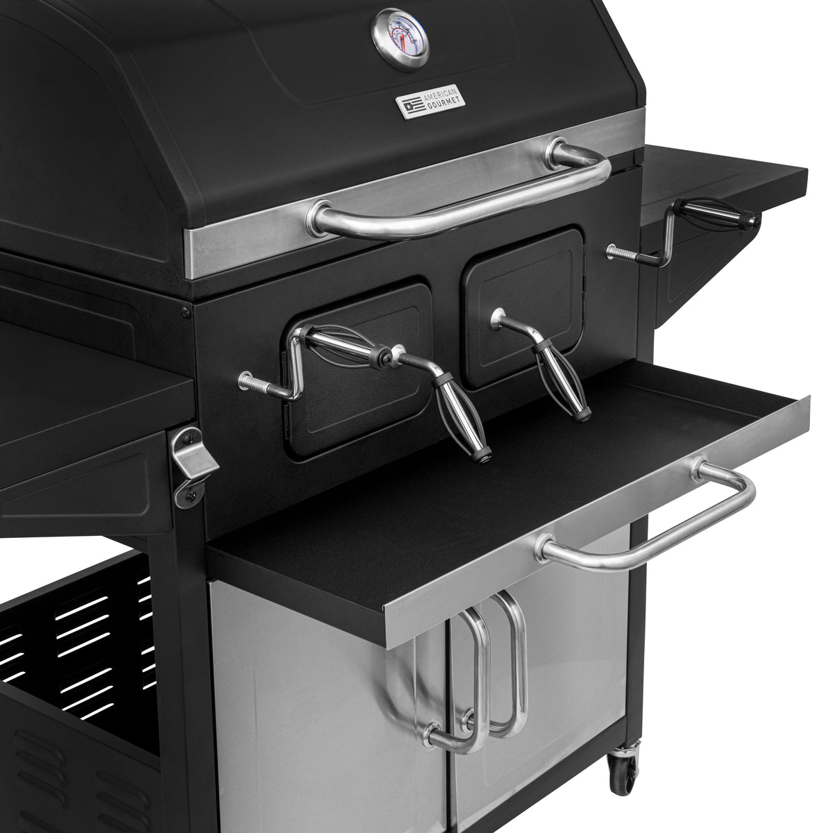 Char-Broil American Gourmet Cabinet Charcoal Grill product view 7