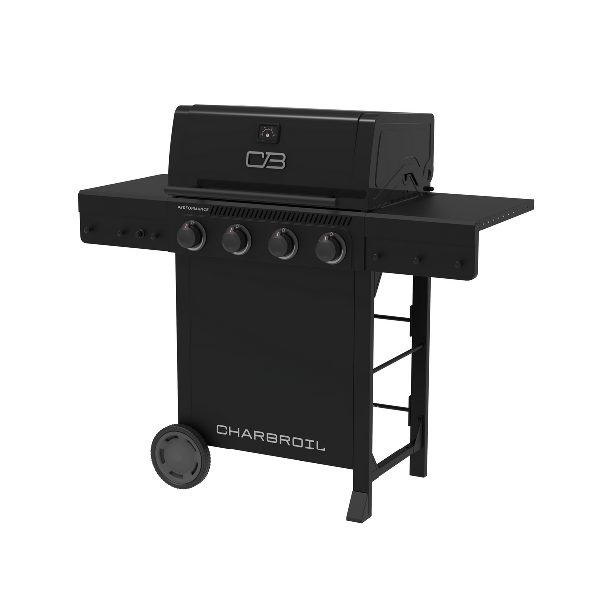 Char-Broil Performance Series™ 4 Burner Gas Grill Cart Black product view 3