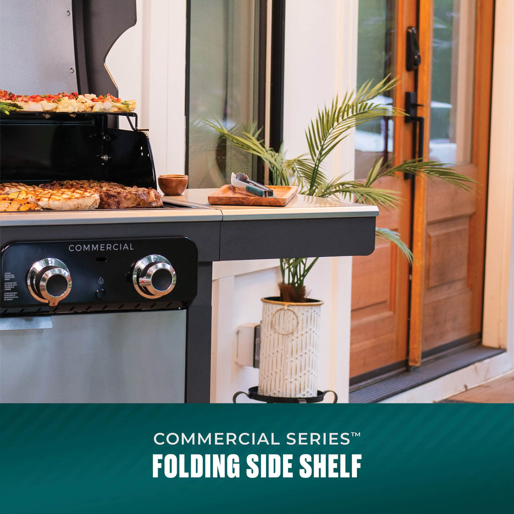 Char-Broil Commercial Series™ 2 Burner Gas Grill & Griddle product view 7