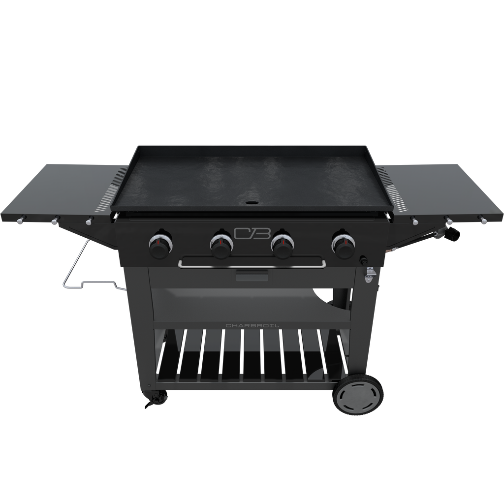 Char-Broil Charbroil® 36" Performance Series™ Propane Gas Griddle with Cart 4 Burner Flat Top Grill, Black 463259124 product view 9