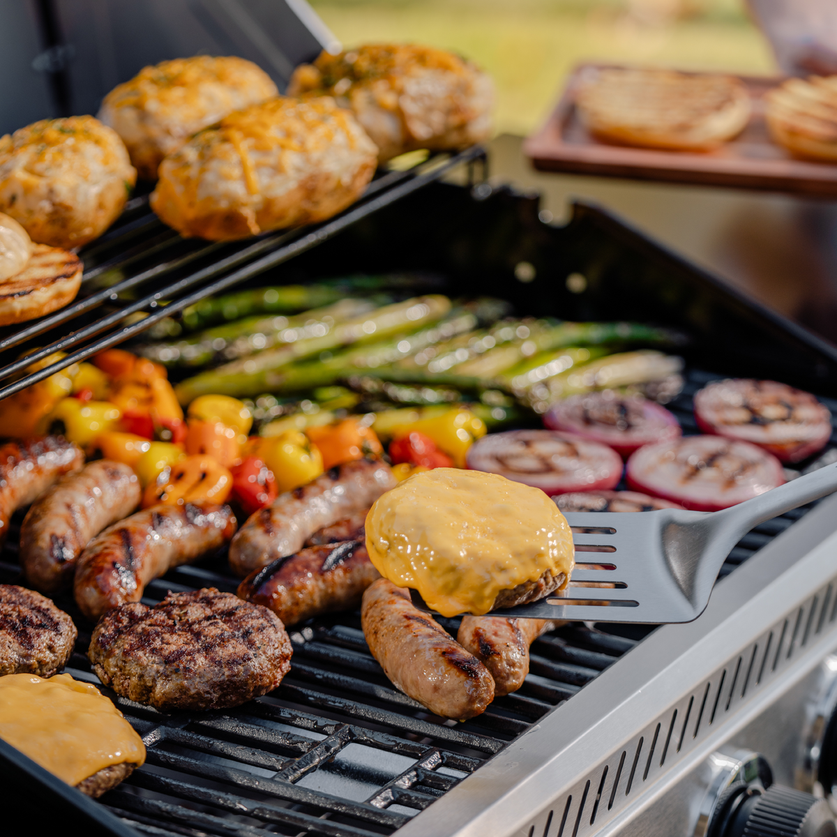Char-Broil Performance Series™ 5 Burner Cart Gas Grill with Side Burner Black Stainless product view 10