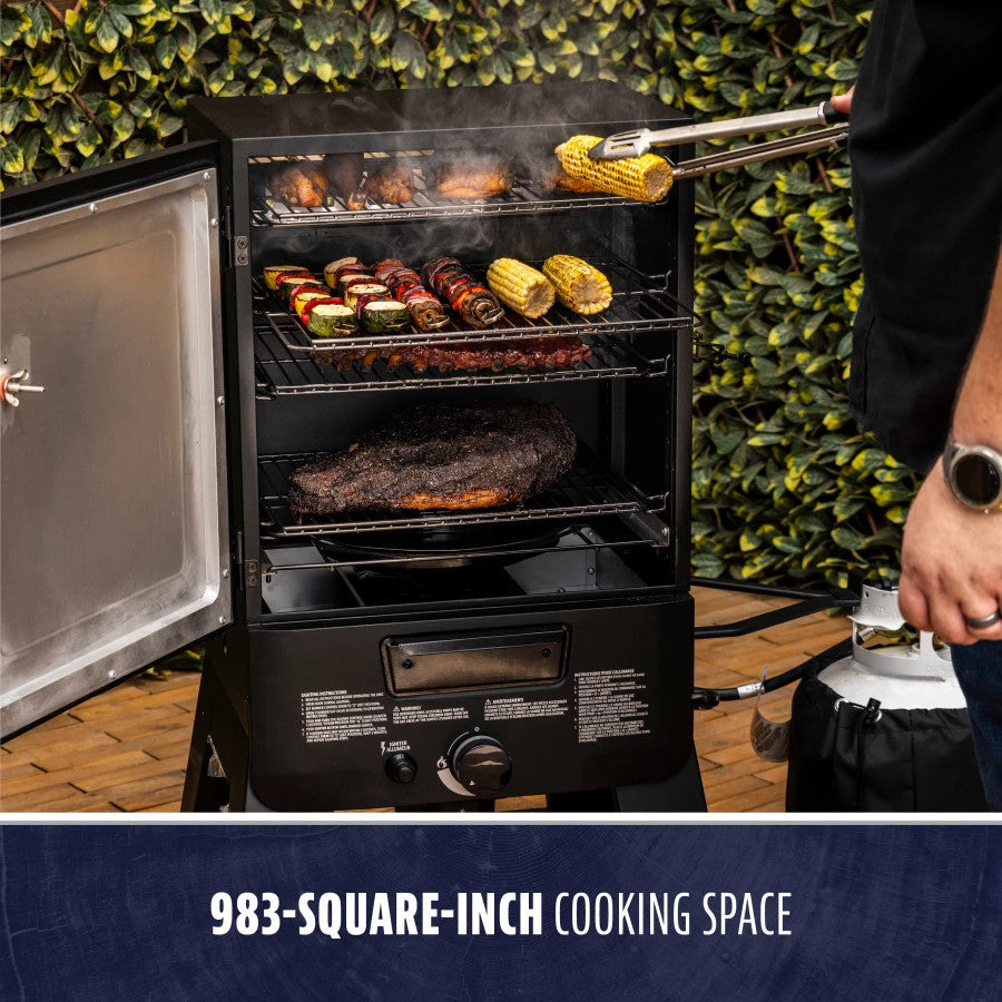 Pit Boss 30" Gas Vertical Smoker with Built-In Thermometer product view 2