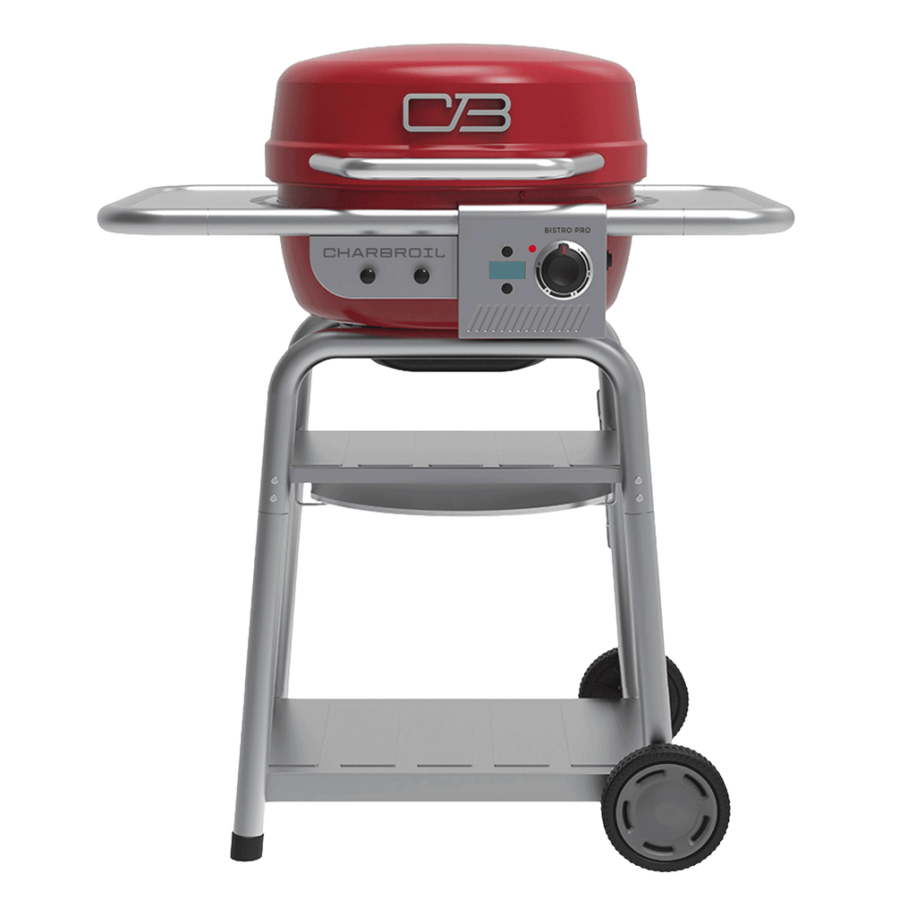 Char-Broil Bistro Pro™ Electric Grill & Griddle + Charcoal Mode Red