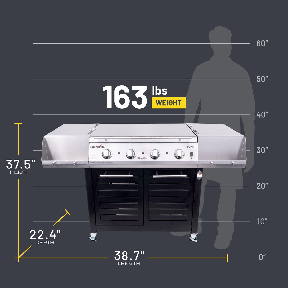 Char-Broil Char-Broil® Vibe™ 535 Gas Grill - Griddle product view 6