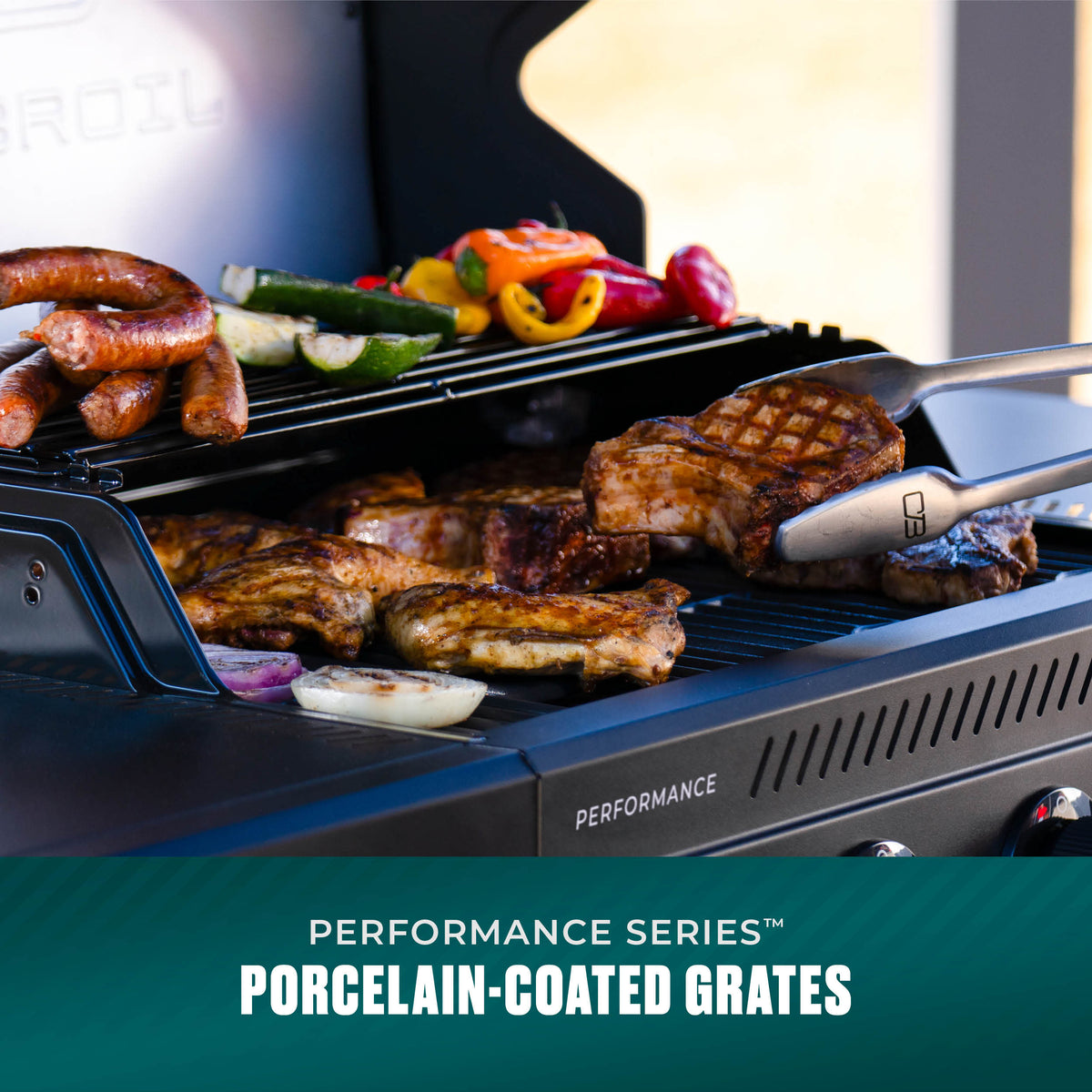 Char-Broil Performance Series™ 4-Burner Gas Grill with FlavorMax™ (Cart, Blackout) product view 6