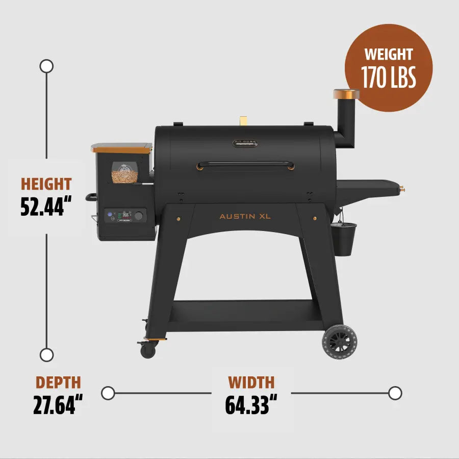 Pit Boss Austin XL 1000 Wood Pellet Grill - Onyx Edition product view 5