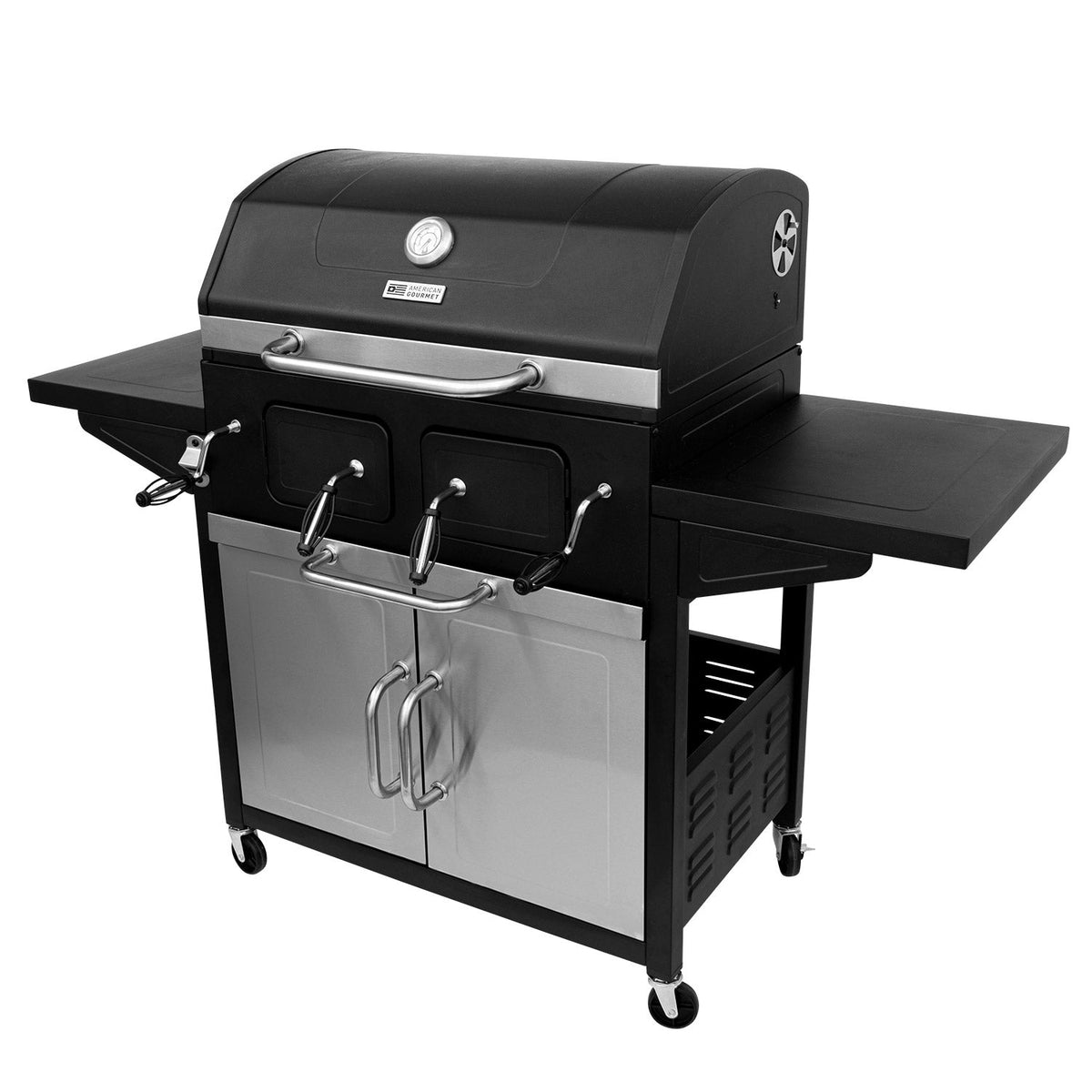 Char-Broil American Gourmet Cabinet Charcoal Grill product view 2