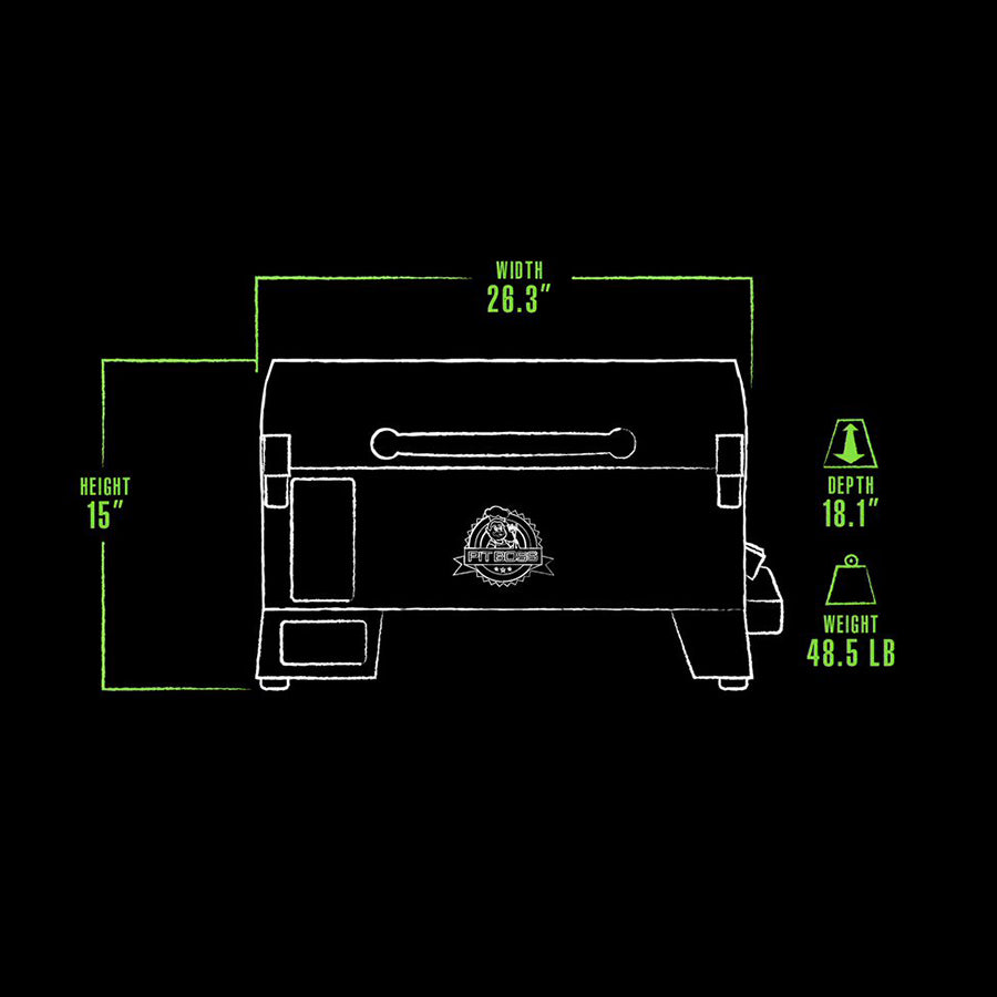 Pit Boss Portable Battery Powered Wood Pellet Grill product view 8