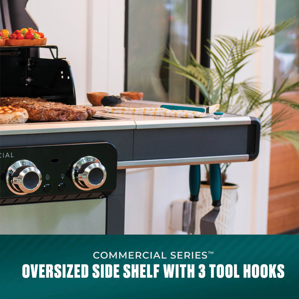 Char-Broil Commercial Series™ 4 Burner Gas Grill & Griddle product view 8