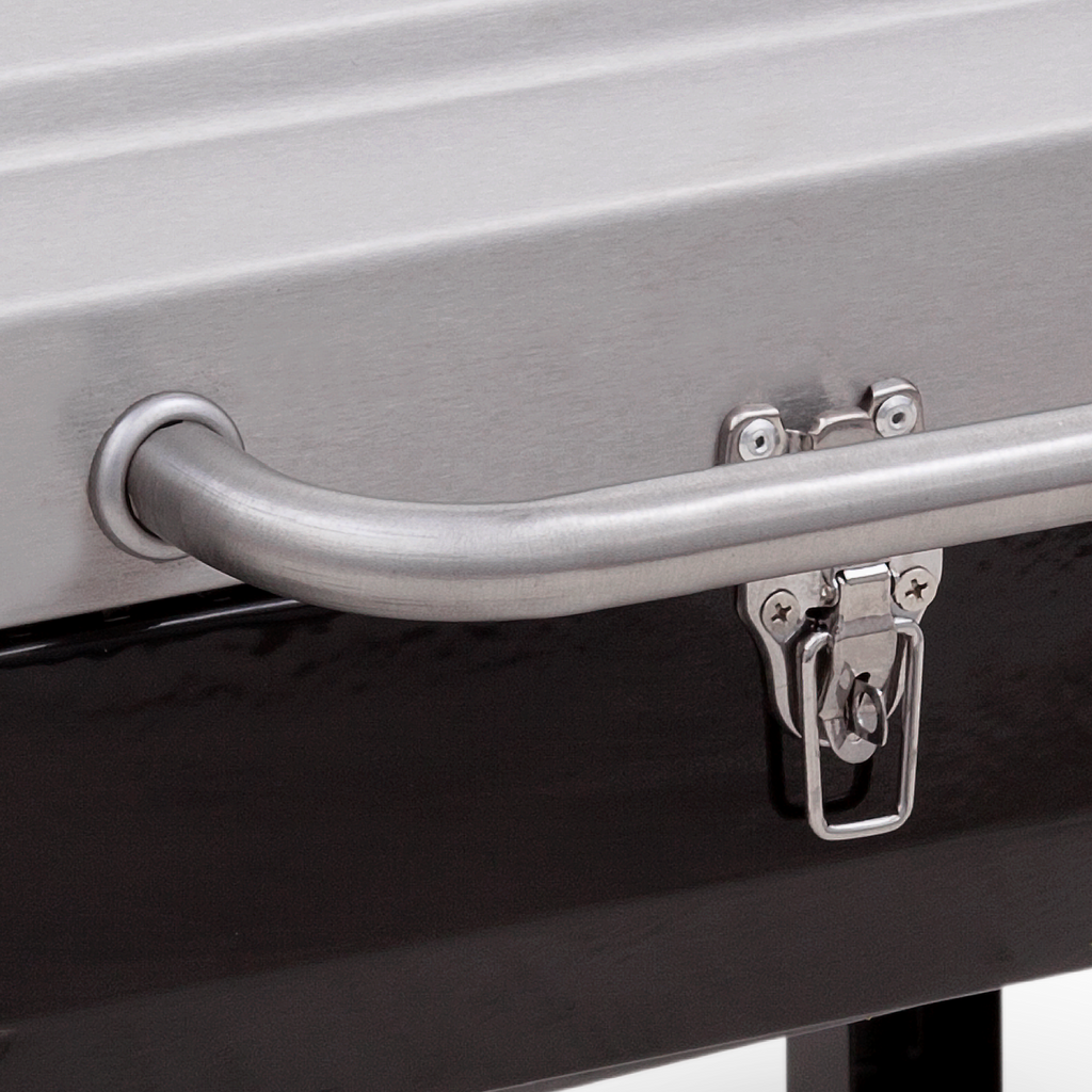 Char-Broil 1-Burner Portable Propane Gas Grill in Stainless Steel product view 6