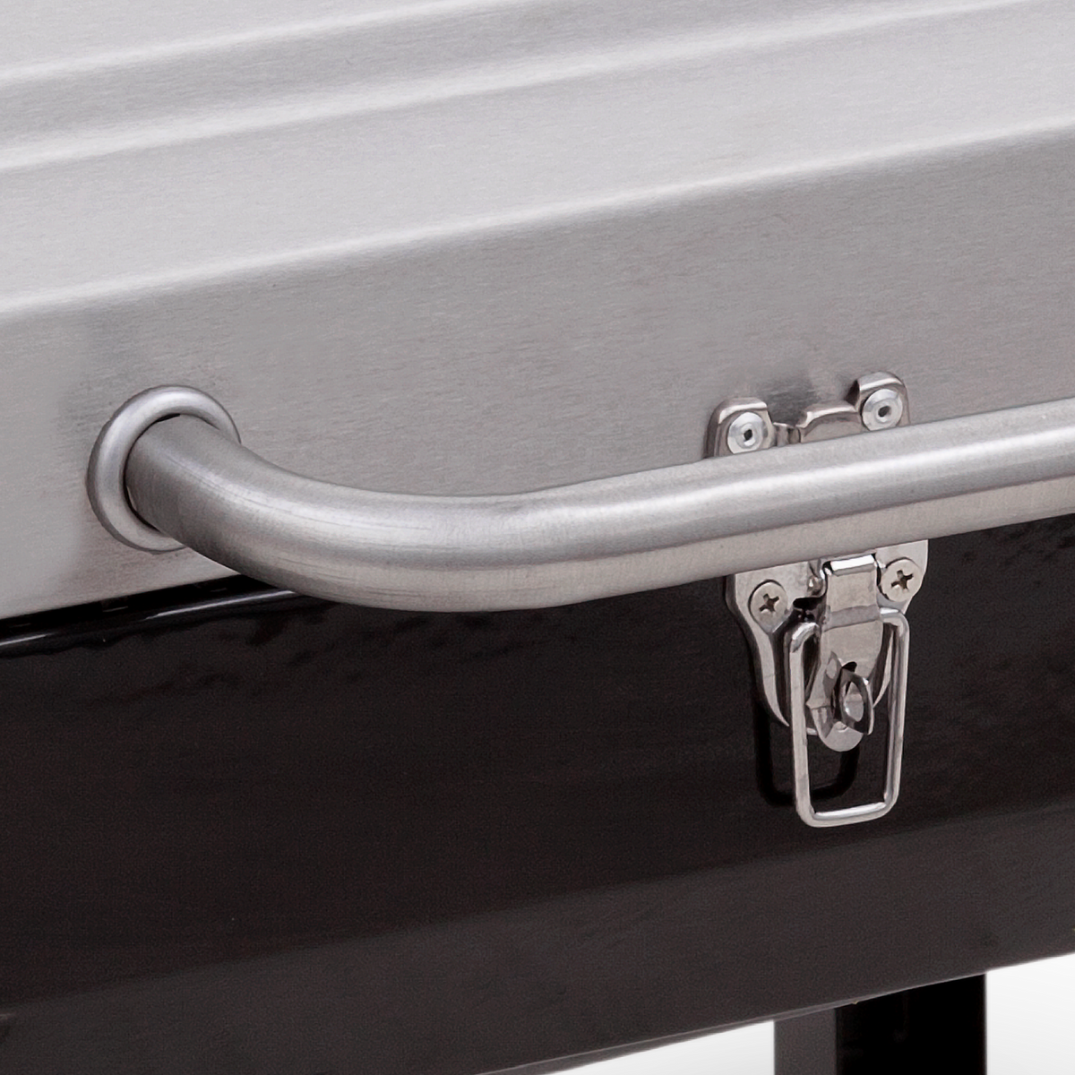 Char-Broil 1-Burner Portable Propane Gas Grill in Stainless Steel product view 6