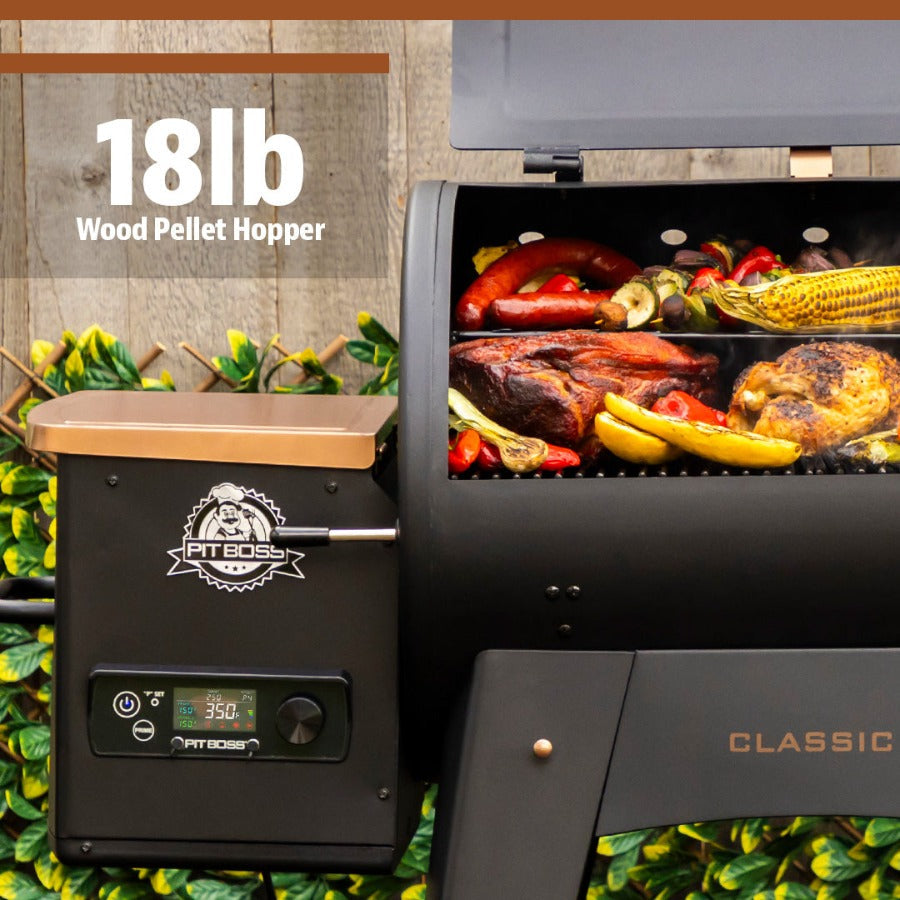 Pit Boss Classic 700 Wood Pellet Grill - Onyx Edition product view 7