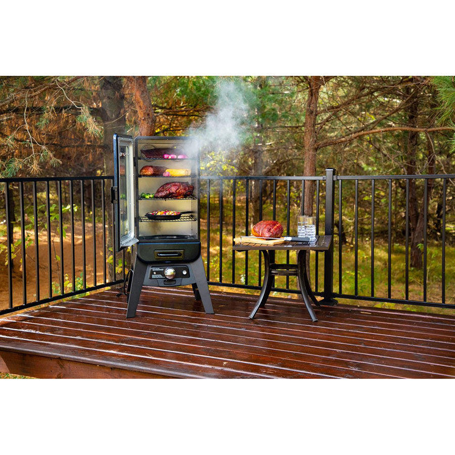 Pit Boss 3-Series Blue Hammertone Analog Vertical Smoker - PBV3A1 product view 9