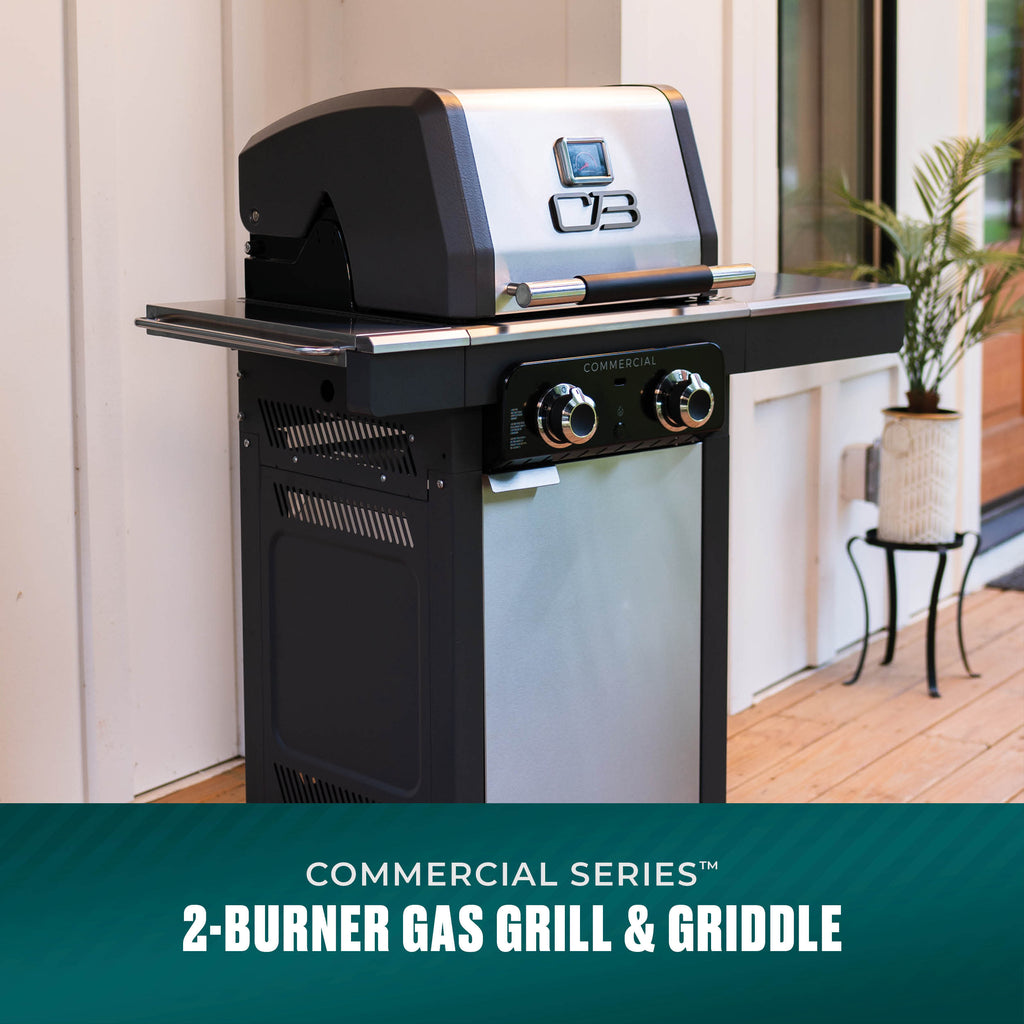 Char-Broil Commercial Series™ 2 Burner Gas Grill & Griddle product view 1