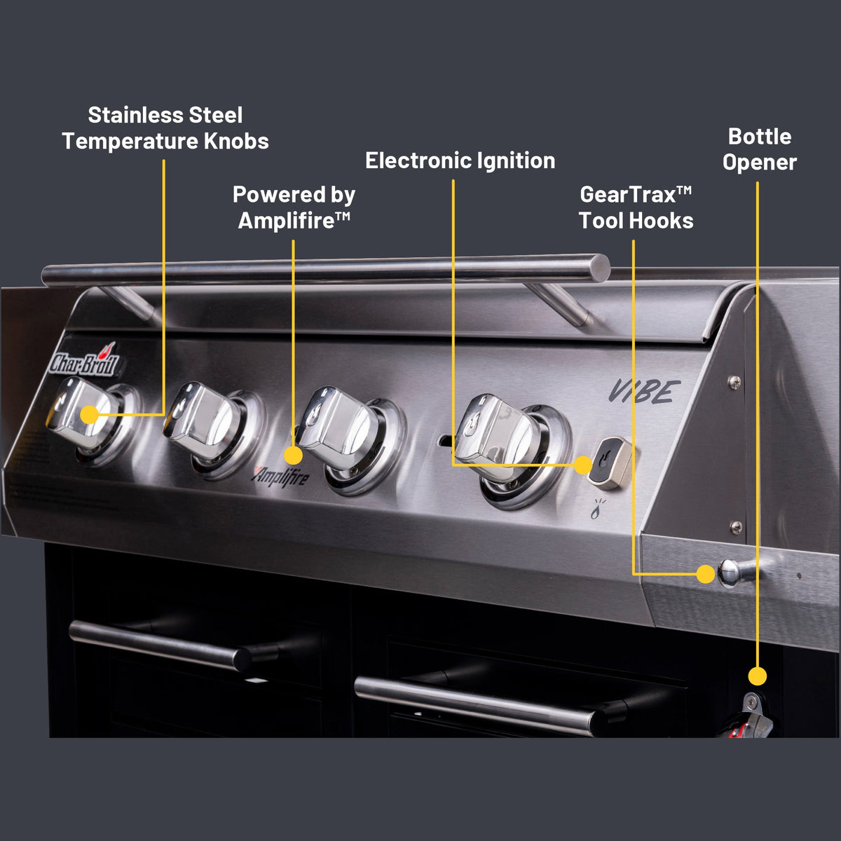 Char-Broil Char-Broil® Vibe™ 535 Gas Grill - Griddle product view 9