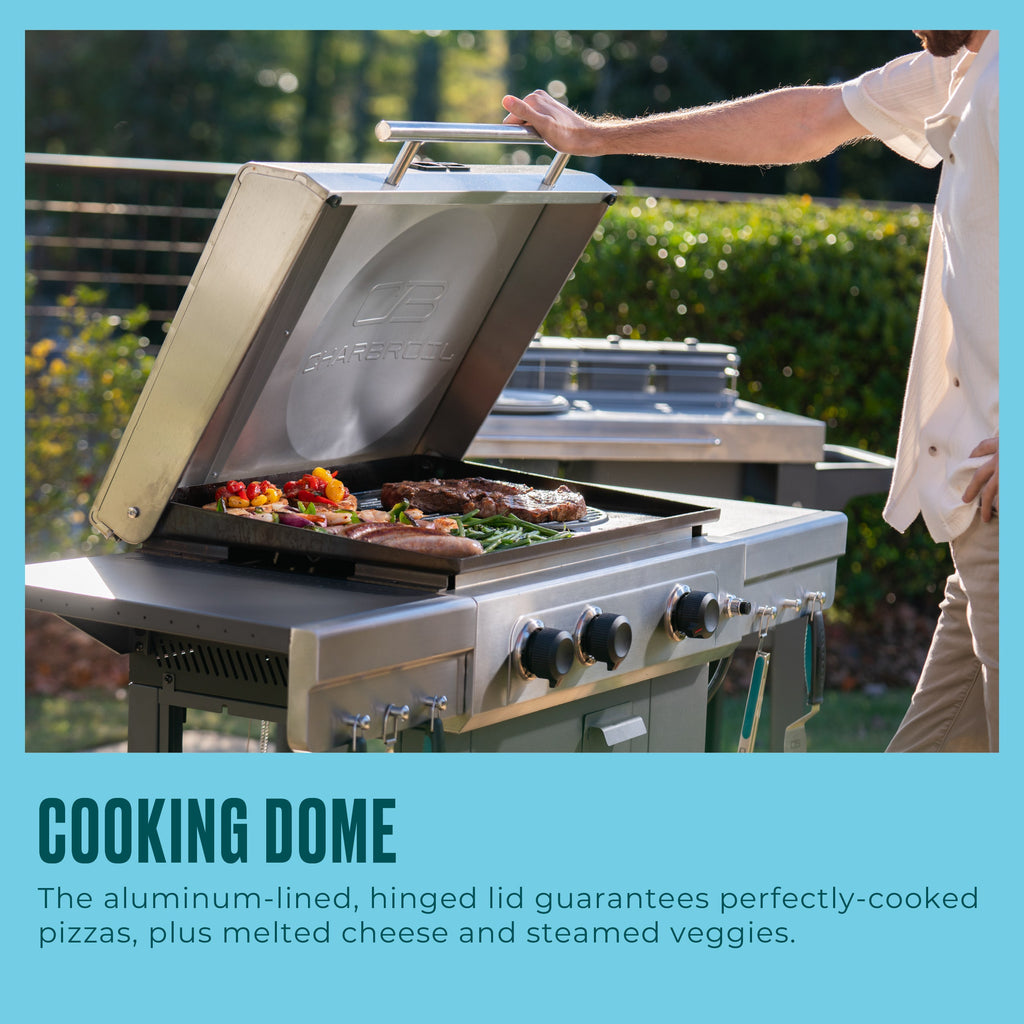 Char-Broil Versa-Tile™ 28" 3-Burner All-in-one Cooking Station product view 3