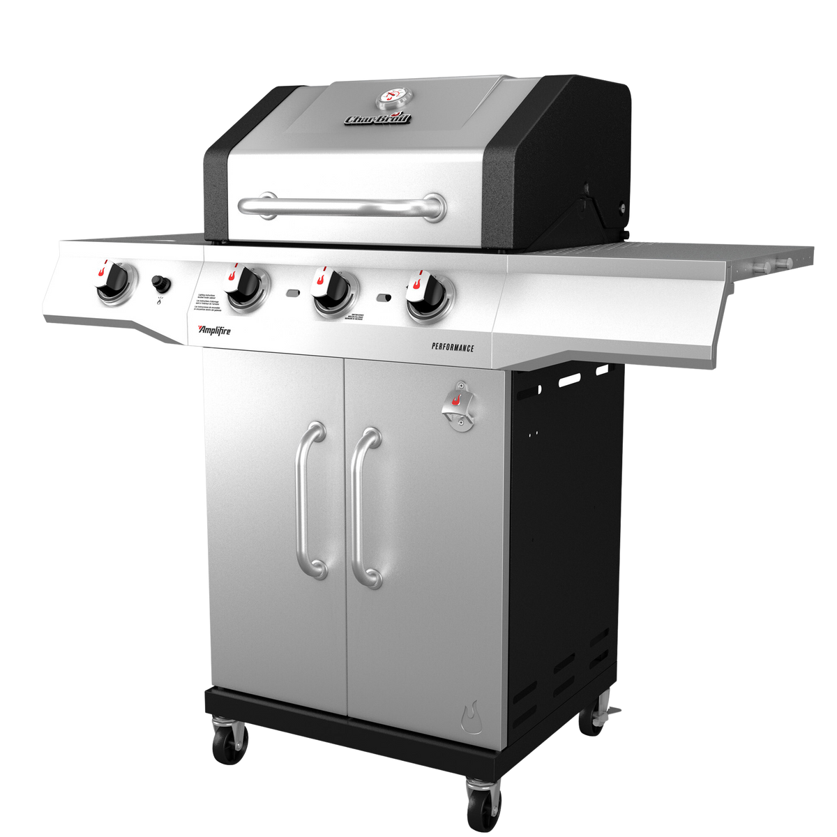 Char-Broil Performance 3B Gas Grill 375 Premium Silver product view 3
