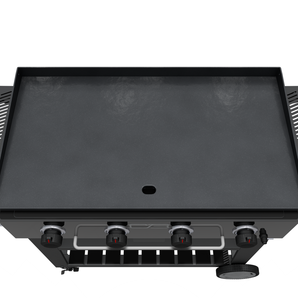 Char-Broil Charbroil® 36" Performance Series™ Propane Gas Griddle with Cart 4 Burner Flat Top Grill, Black 463259124 product view 8