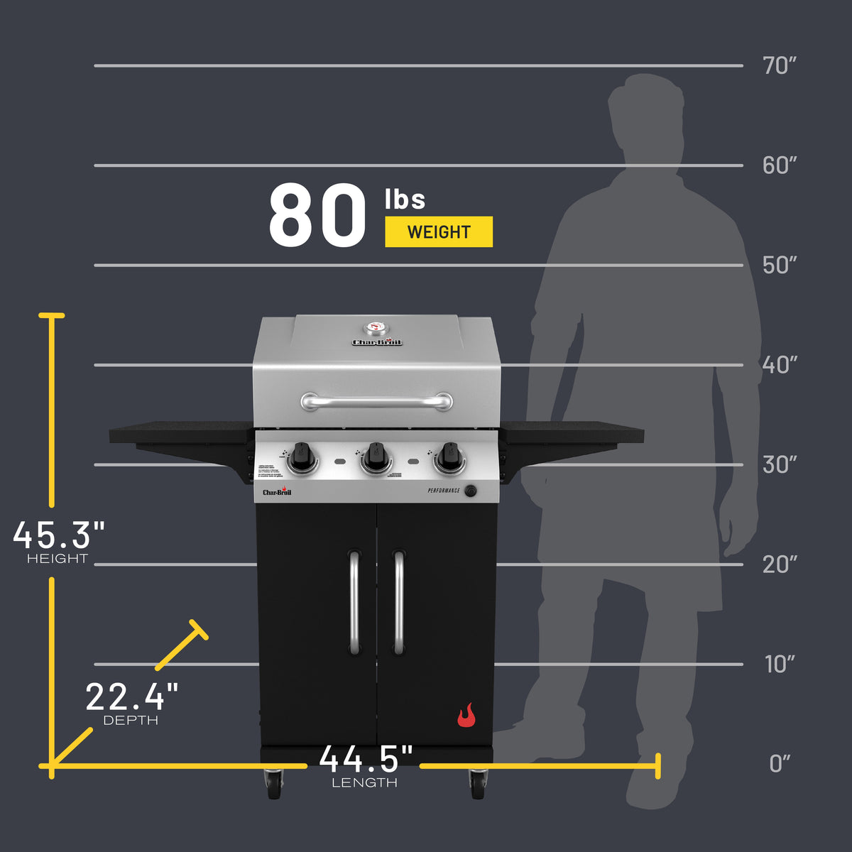 Char-Broil Performance 3B Cabinet 375 product view 6