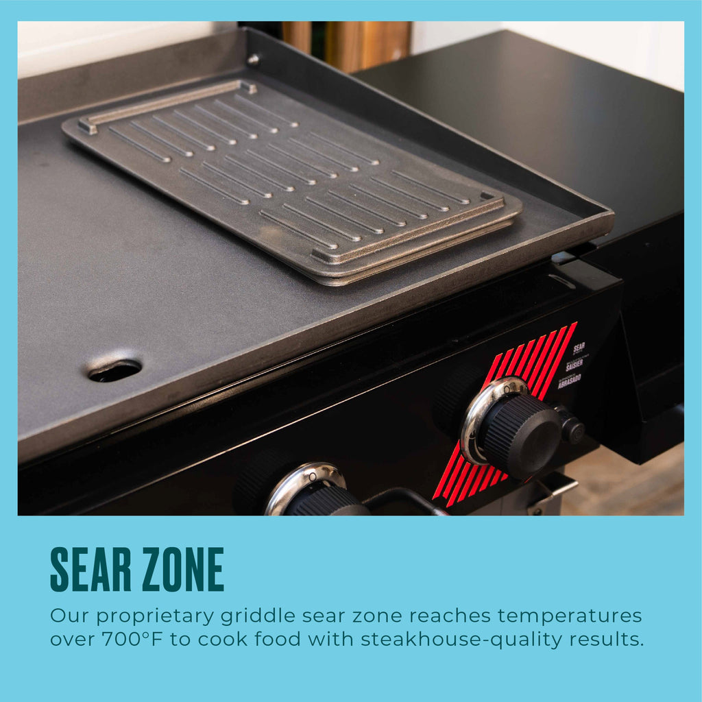 Char-Broil Charbroil® 36" Performance Series™ Deluxe Propane Gas Griddle with Cart 4 Burner Flat Top Grill, Black 463285924 product view 10