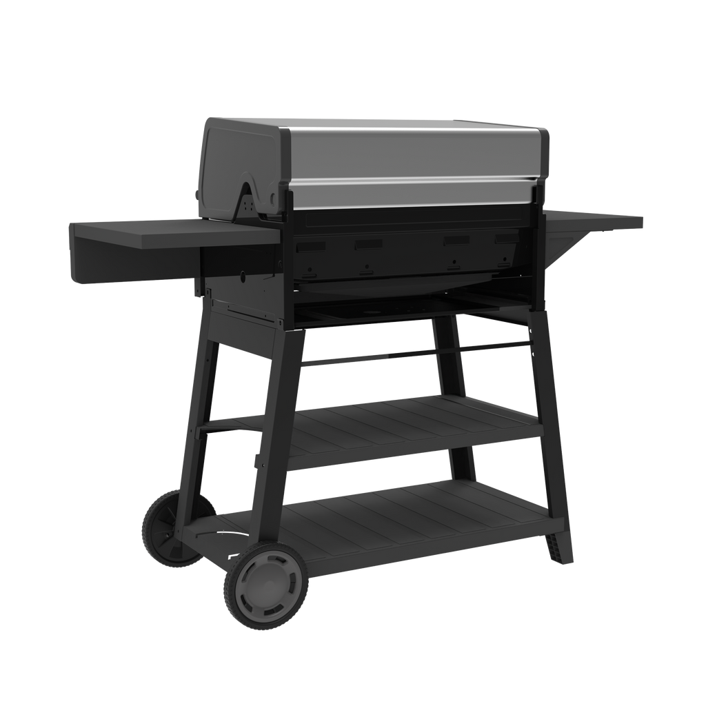 Char-Broil Performance Series™ FlavorMax™ 5 Burner Gas Grill Cart with Side Burner Gray product view 3