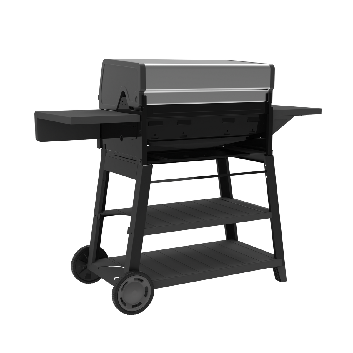 Char-Broil Performance Series™ FlavorMax™ 5 Burner Gas Grill Cart with Side Burner Gray product view 3