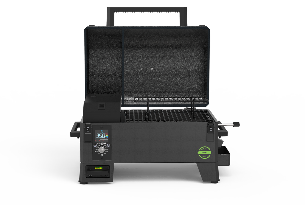 Pit Boss Portable Battery Powered Wood Pellet Grill w/ Black Handle product view 2