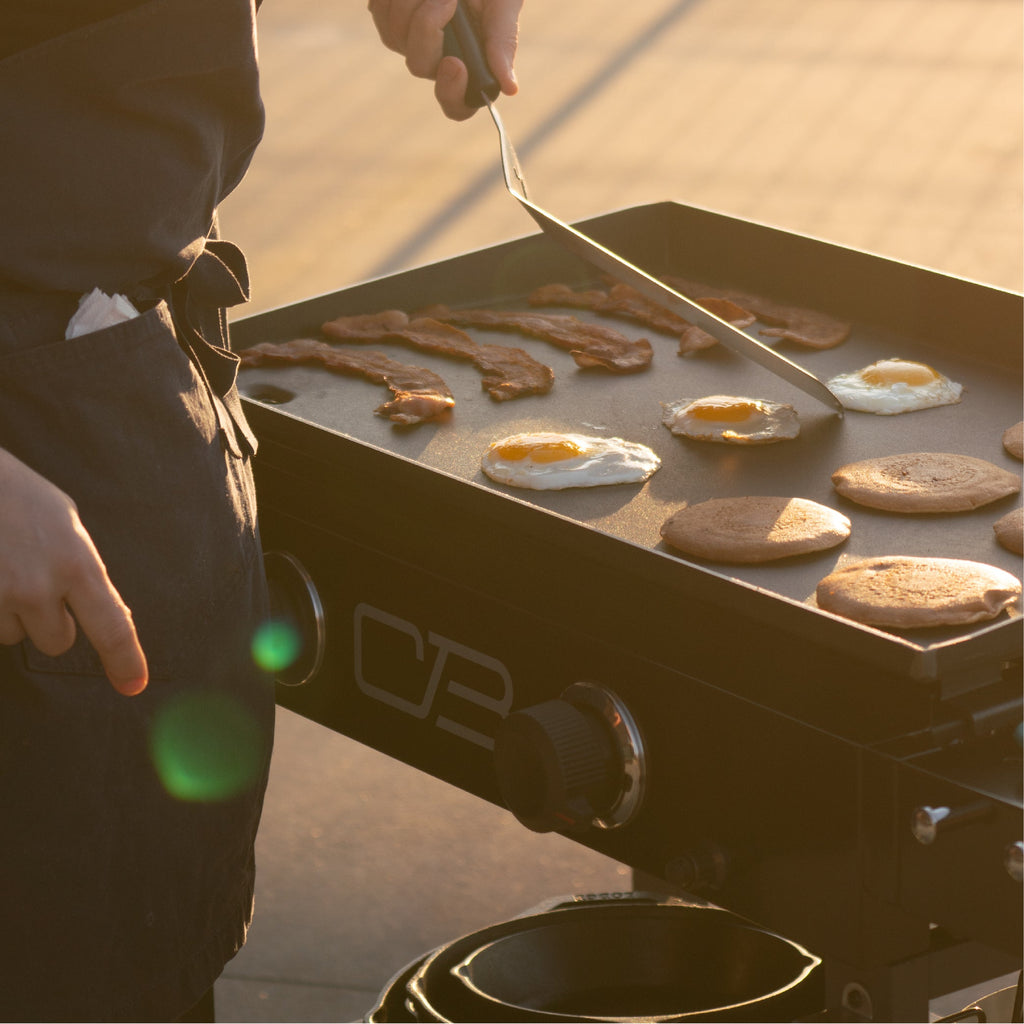 Char-Broil Charbroil® 28" Performance Series™ Propane Gas Griddle with Cart 2 Burner Flat Top Grill, Black 463459924 product view 17