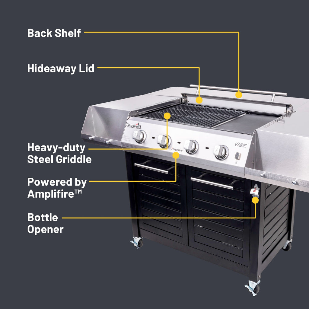 Char-Broil Char-Broil® Vibe™ 535 Gas Grill - Griddle product view 5