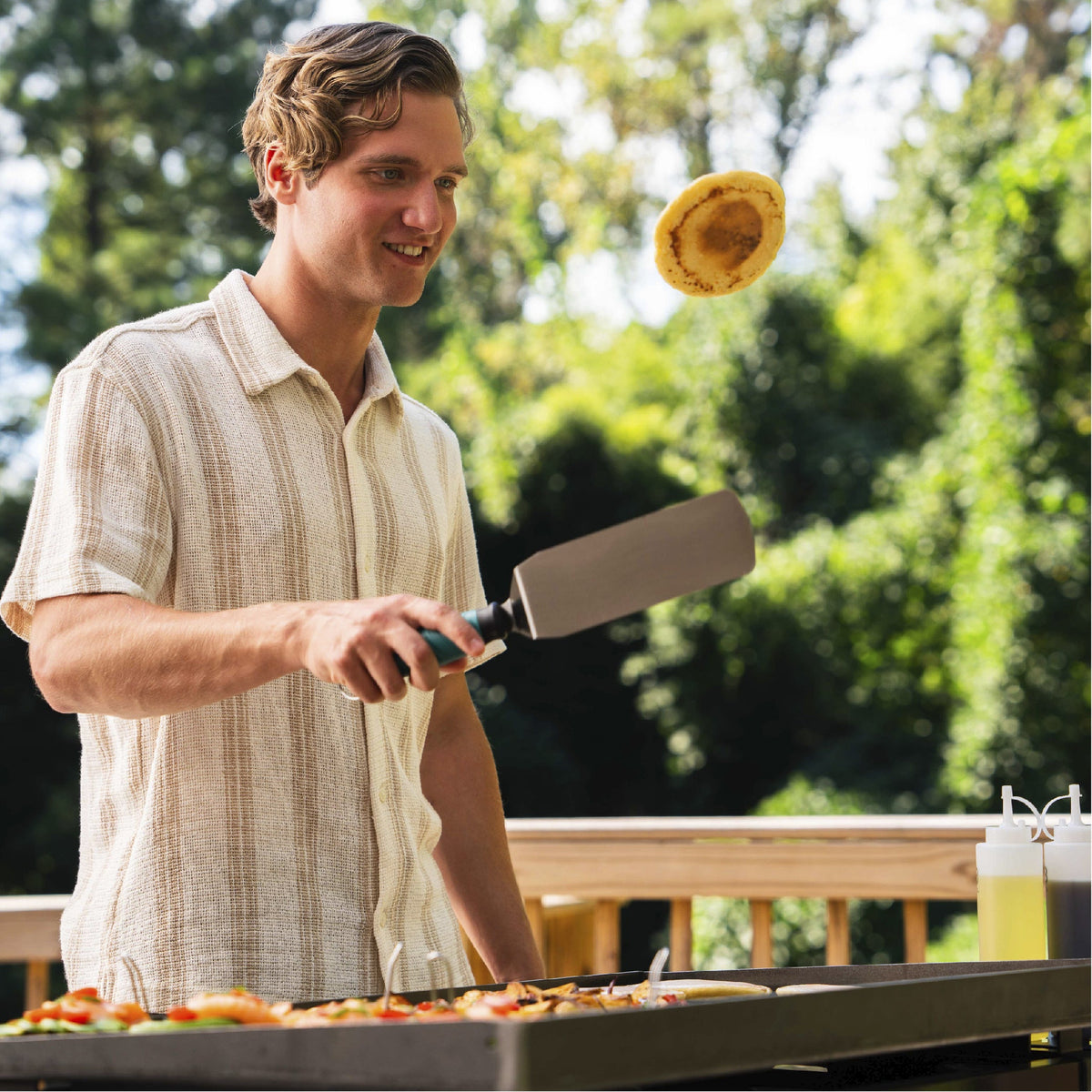 Char-Broil Charbroil® 36" Performance Series™ Propane Gas Griddle with Cart 4 Burner Flat Top Grill, Black 463259124 product view 17
