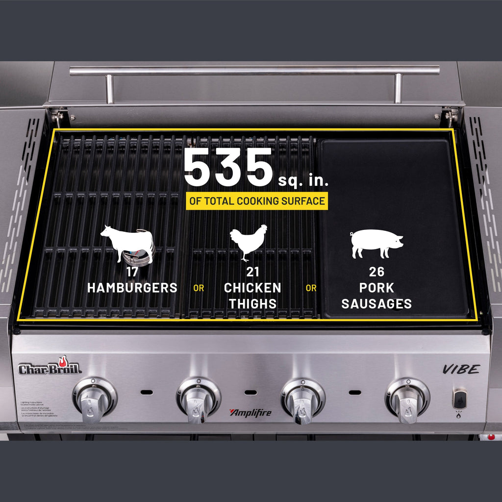 Char-Broil Char-Broil® Vibe™ 535 Gas Grill - Griddle product view 7