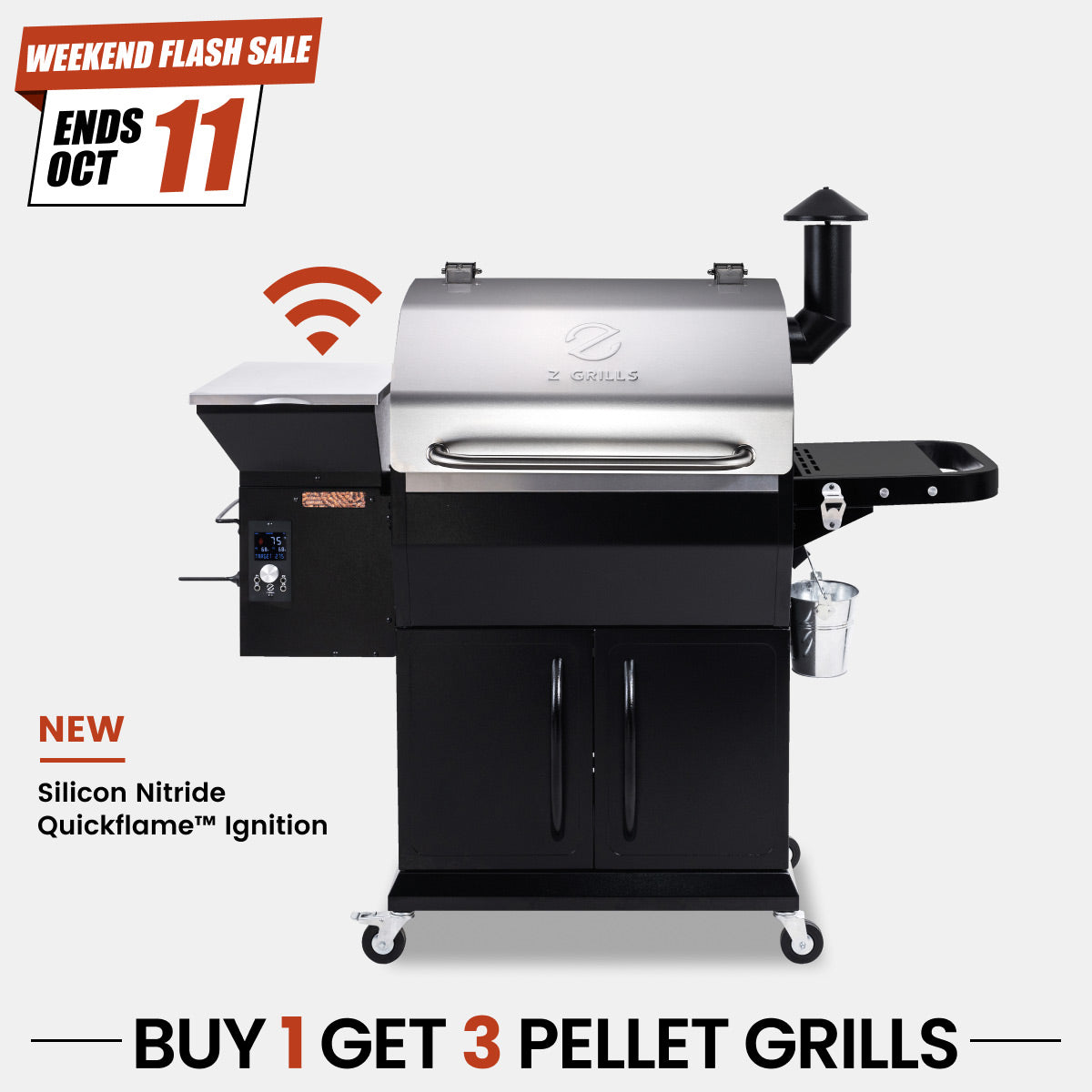 Z GRILLS BBQ LEGEND 1000D4E WIFI