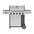 Char-Broil Performance Series™ FlavorMax™ 5 Burner Gas Grill Cabinet with Side Burner Gray Stainless
