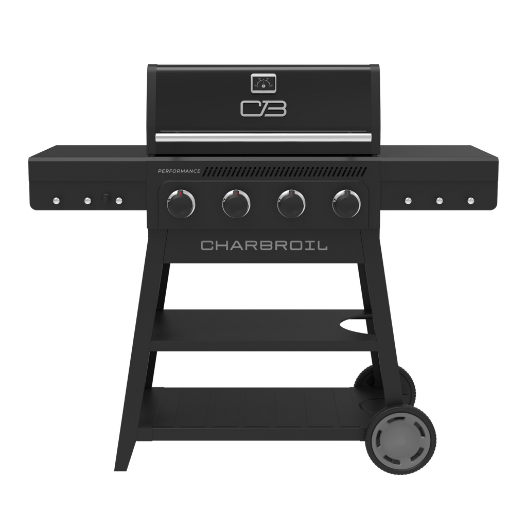 Char-Broil Performance Series™ 4-Burner Gas Grill with FlavorMax™ (Cart, Black)