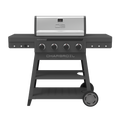 Char-Broil Performance Series™ 4-Burner Gas Grill with FlavorMax™ (Cart, Gray)
