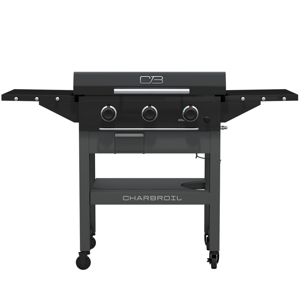 Char-Broil Charbroil® 28" XL Performance Series™ Propane Gas Griddle with Cart 3 Burner Flat Top Grill, Black 463258924