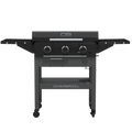 Char-Broil Charbroil® 28" XL Performance Series™ Propane Gas Griddle with Cart 3 Burner Flat Top Grill, Black 463258924